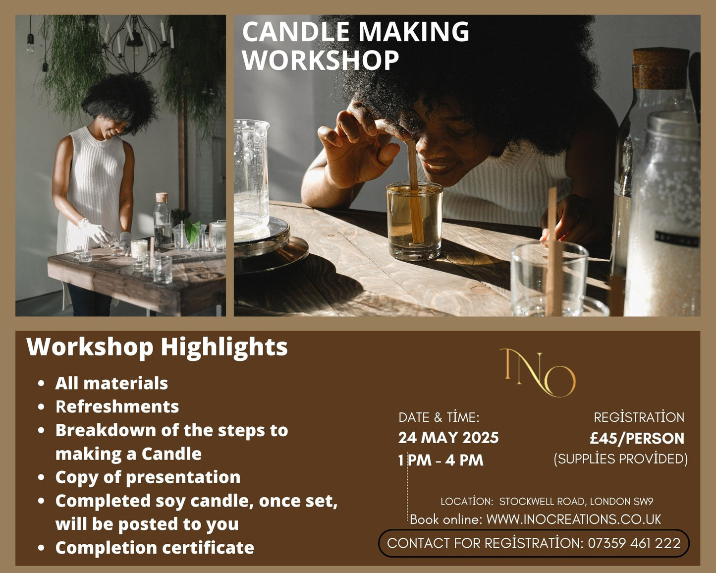 Candle making class