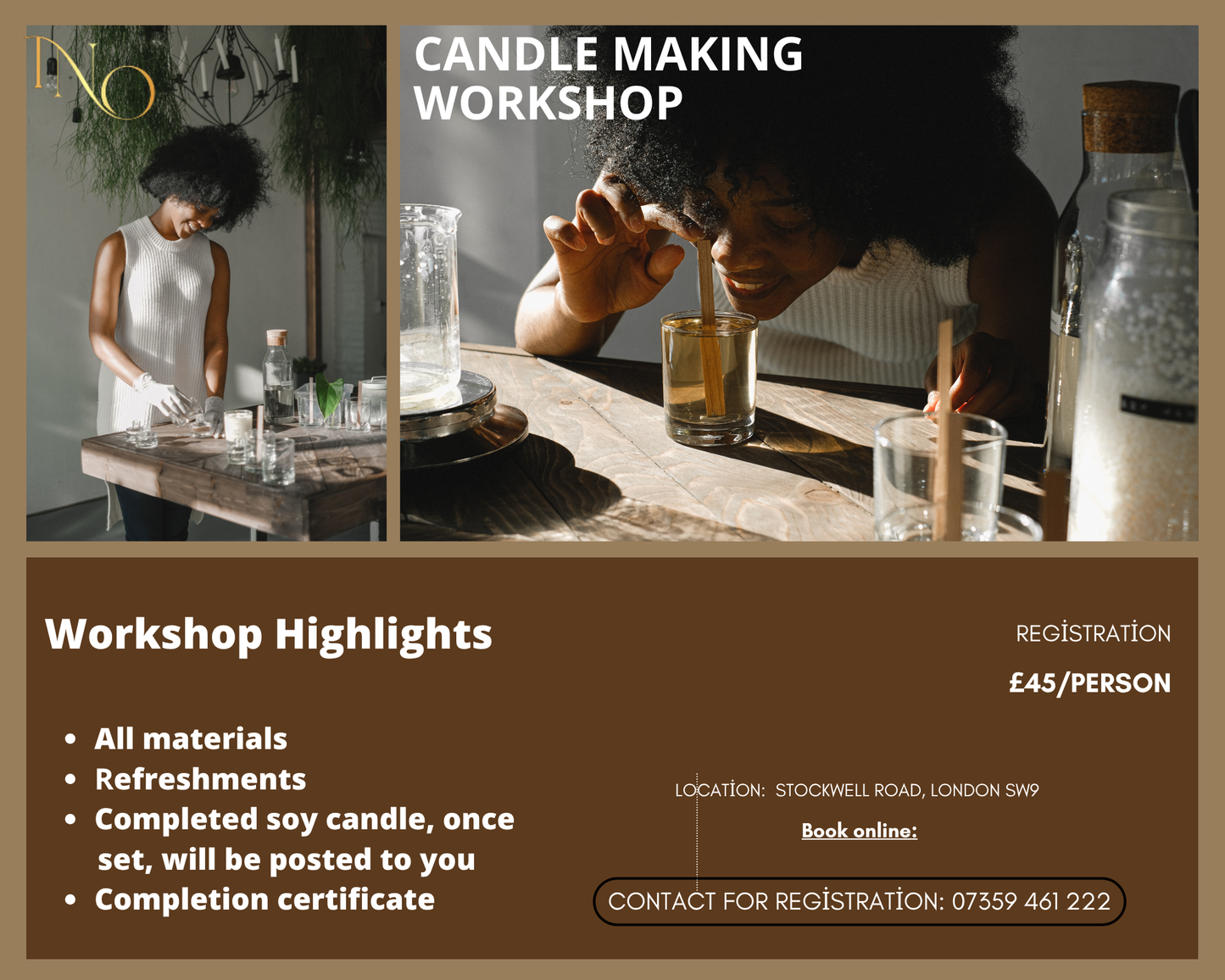 Candle making class