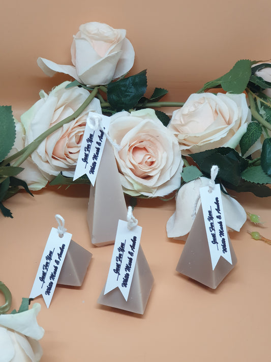 Set of 4 Pyramid candles