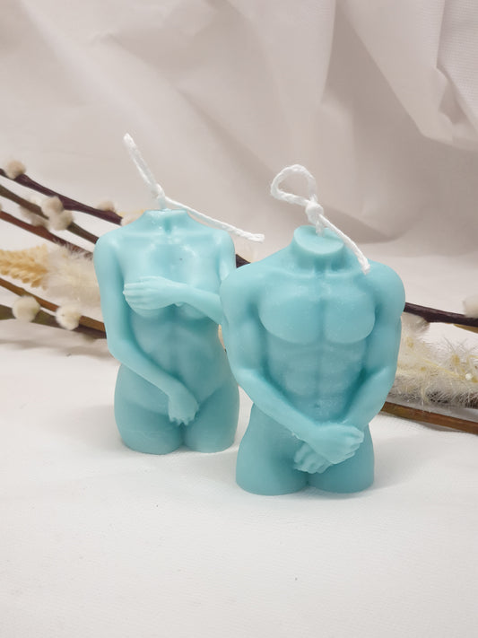 Male or Female figure torso candles
