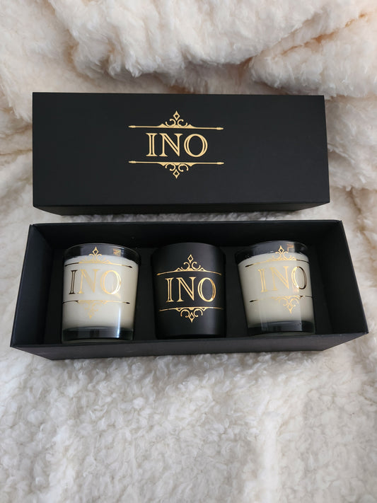 Luxury Soy candles gift set 9cl x3